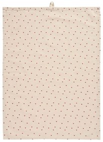 Ib Laursen Bavlnená utierka Valentin Red Hearts