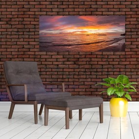 Obraz - Západ slnka (120x50 cm)