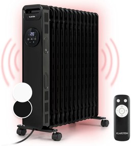 Klarstein Thermaxx Heatstream, olejový radiátor, 2500 W, 5-35 °C, 24-hod. časovač, čierny