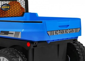 Ramiz Detské nákladné auto Farmer Truck pre 2 deti modré + pohon 4x4 + diaľkové ovládanie + sklápač + LED audio