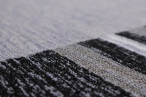 Berfin Dywany, Protišmykový behúň na mieru Zel 1016 Silver (Grey), šíre 120 cm, šedá, chodba / predsieň