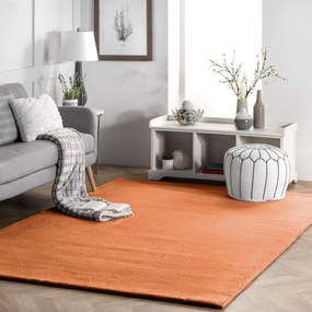 Tutumi Rea, Jedwabisty Wysoki Dywan Rabbit Brick-red, SHG-08801
