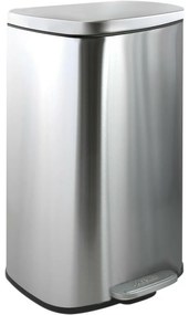 Spirella Pedálový odpadkový kôš soft-close Akira 50 l, brúsená nehrdz. oceľ, 50 l