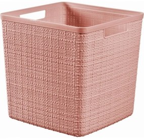 Curver Úložný kôš JUTE 17L, ružový