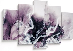 Obraz - Fialový mramor N⁰2 (150x105 cm)