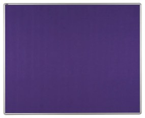 Textilná nástenka ekoTAB v hliníkovom ráme, 1500 x 1200 mm, fialová