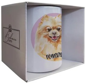 Bohemia Gifts Keramický hrnček - Pomeranian, 350ml