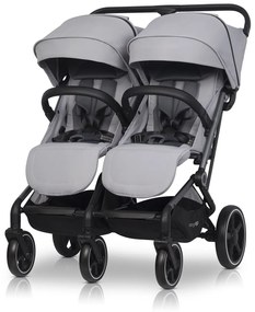Súrodenecký kočík EasyGo Echo Cloudy Gray