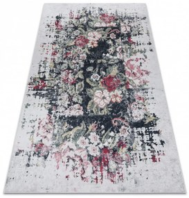 Kusový koberec Kvety smotanovobiely 160x220cm