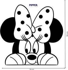 10x10cm Minnie - nálepka nad vypínač