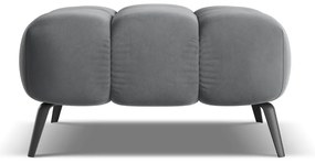 Sivá zamatová podnožka Nalu – Makamii