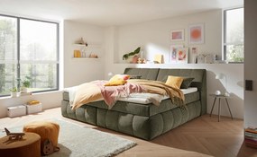 XXXLutz BOXSPRINGOVÁ POSTEĽ, 240/200 cm, zelená MID.YOU - Online Only spálne - 002220054803