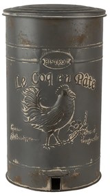 Vintage odpadkový kôš Le Coq en Pate - Ø 27*45 cm