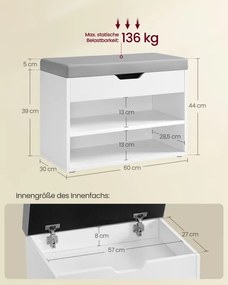 Botník so sedením LHS020W01