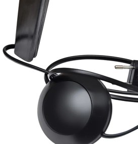 Stojacia lampa ALBA 1xE27/15W/230V čierna/dub