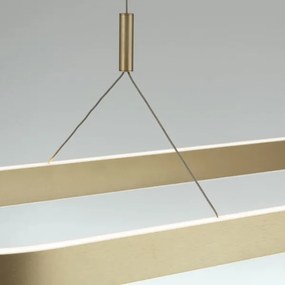 Orion - LED luster na lanku CARRARA LED/80W/230V 2700/3000/4000K zlatý