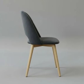 Jedálenská stolička THEO tmavosivá