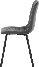 Jedálenská stolička DCL-973 GREY4 Farba: Sivá
