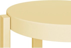 Žltá oceľová stolička Doon – noo.ma