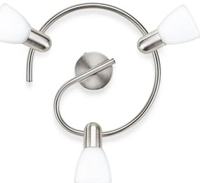 Philips Massive 50233/17/E7 - Bodové svietidlo BURLAP 3xE14/40W matný chróm