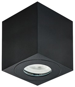 Emithor 48623 - Kúpeľňové bodové svietidlo ALUX 1xGU10/35W/230V IP44 čierna