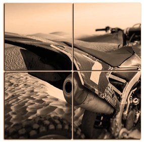 Obraz na plátne - Moto freestyle - štvorec 3124FD (60x60 cm)