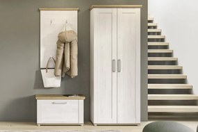 Predsieňová zostava Verona (5-dielna), sibírsky smrekovec/dub artisan