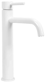 Umývadlová batéria vysoká Rea Lungo biela