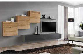 Obývacia stena Switch X Wotan/Grafit