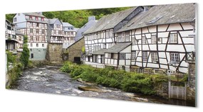 Obraz na akrylátovom skle Germany staré budovy river 120x60 cm