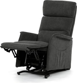 Polohovacie kreslo sivé, elektrické TV-L8960 GREY2