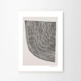 The Poster Club Plagát Curves by Leise Dich Abrahamsen 50x70 cm