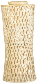 Bambusový lampáš na sviečku 58 cm prírodný MACTAN Beliani
