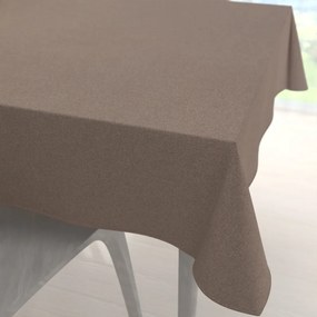 Biante Veľký dekoračný štvorcový obrus BKR-502 Svetlo hnedý režný 210x210 cm