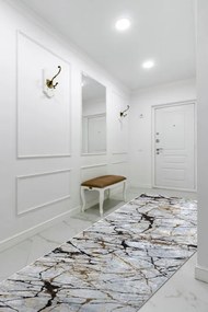 Protišmykový behúň LOTUS MARBLE 21136 béžový