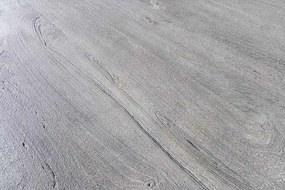 Dizajnový jedálenský stôl Shayla 80 cm sivé mango