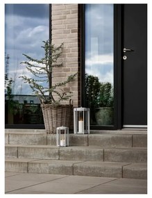 Svetlosivý LED lampáš na USB (výška 35 cm) Firefly – Zone