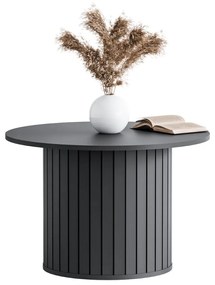 OKRÚHLY KONFERENČNÝ STOLÍK LANDRY ČIERNY 70 cm