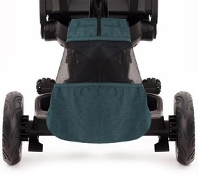 KINDERKRAFT - Detská trojkolka 5v1 EASYTWIST zelená/čierna