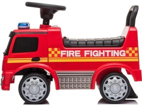 Odrážadlo Mercedes Hasiči 2xAA červená