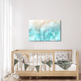 Obraz - Motýlik v modrom (90x60 cm)