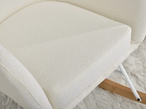Kreslo Nesia (biela + buk biely). Akcia -20%. Vlastná spoľahlivá doprava až k Vám domov. 1110313