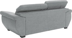 Trojsedák Speedway, svetlo šedá látka