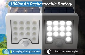 TOP LIGHT Svetlo nástenné Heleon PIR S, Čierna