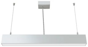 APLED - LED Luster na lanku LOOK LED/23W/230V 4000K 60 cm strieborná