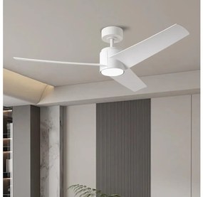 ZEVENTI - LED stropný ventilátor ORVIETO LED/18W/230V Wi-Fi Tuya biela + diaľkové ovládanie