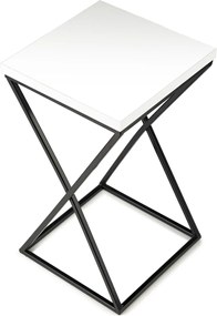 STOJAN NA KVETINÁČ LOFT6 40X24X24 CM ČIERNA/BIELA