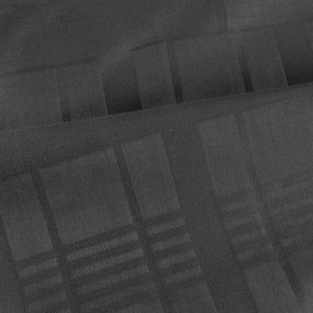 SATÉNOVÉ OBLIEČKY MARSELA EXCLUSIVE 160X200 CM, 2KS 70X80 CM TMAVOSIVÉ
