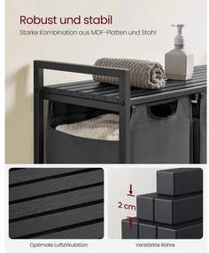 Kôš na bielizeň s policou BLH301G01