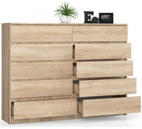 Komoda K160 10SZ sonoma